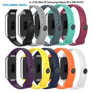 SAMSUNG 適用於三星 Galaxy Fit SM-R370 矽膠錶帶更換錶帶手錶手鍊配件運動腕帶