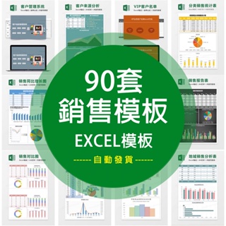 [Excel模板] 銷售管理系統部門實用excel電子表格客戶檔案預算業績數據分析