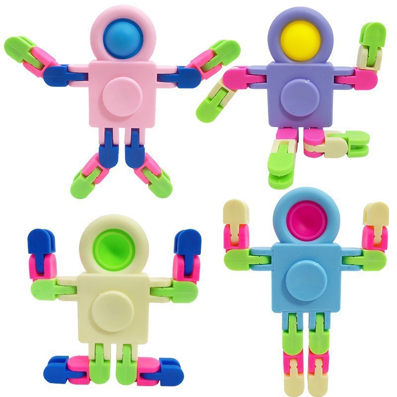 創意減壓玩具大集合   機械變形旋轉陀螺   太空人鏈條陀螺   指尖機器人   讓你快樂無限