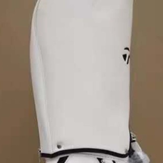 全新高爾夫球包:配件單個帽子黑色白色,肩帶黑色白色 EXIB