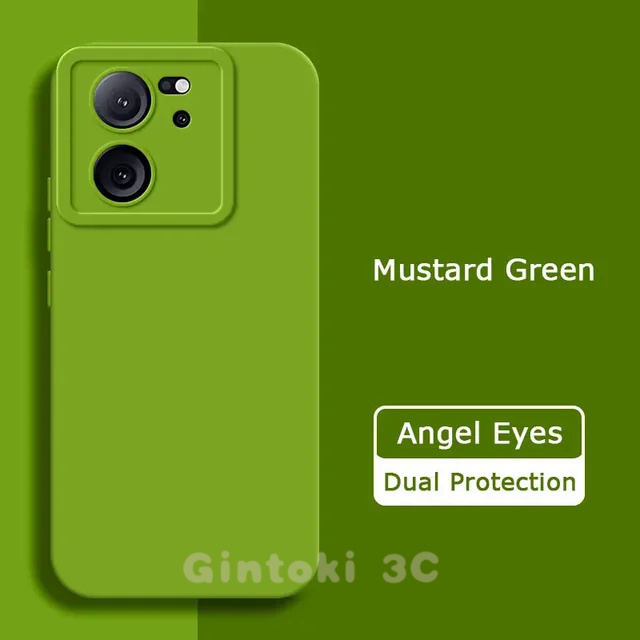 XIAOMI 【12 種顏色】angel Eyes 液態矽膠保護殼適用於小米 13 13T Pro 超柔軟防震手機保護套