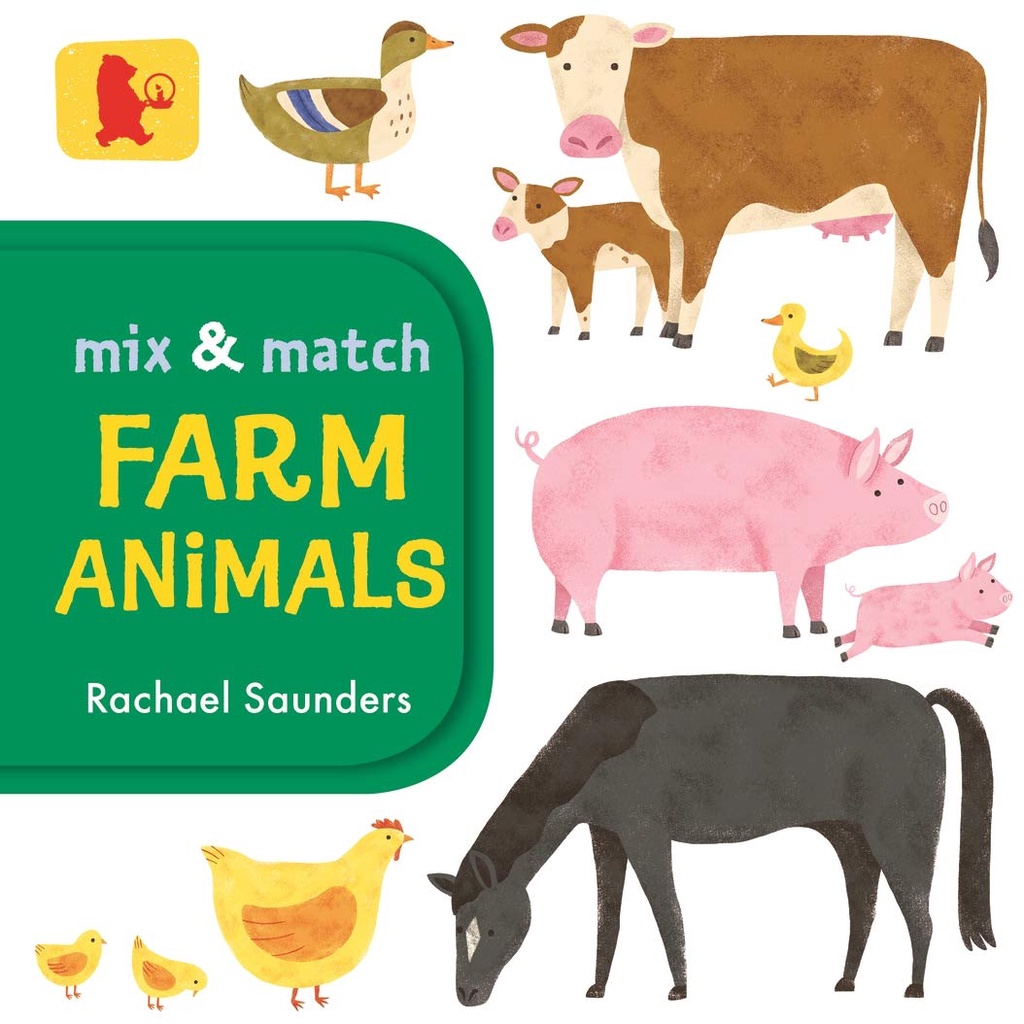 Mix and Match: Farm Animals (Baby Walker)(硬頁書)/Rachael Saunders【三民網路書店】