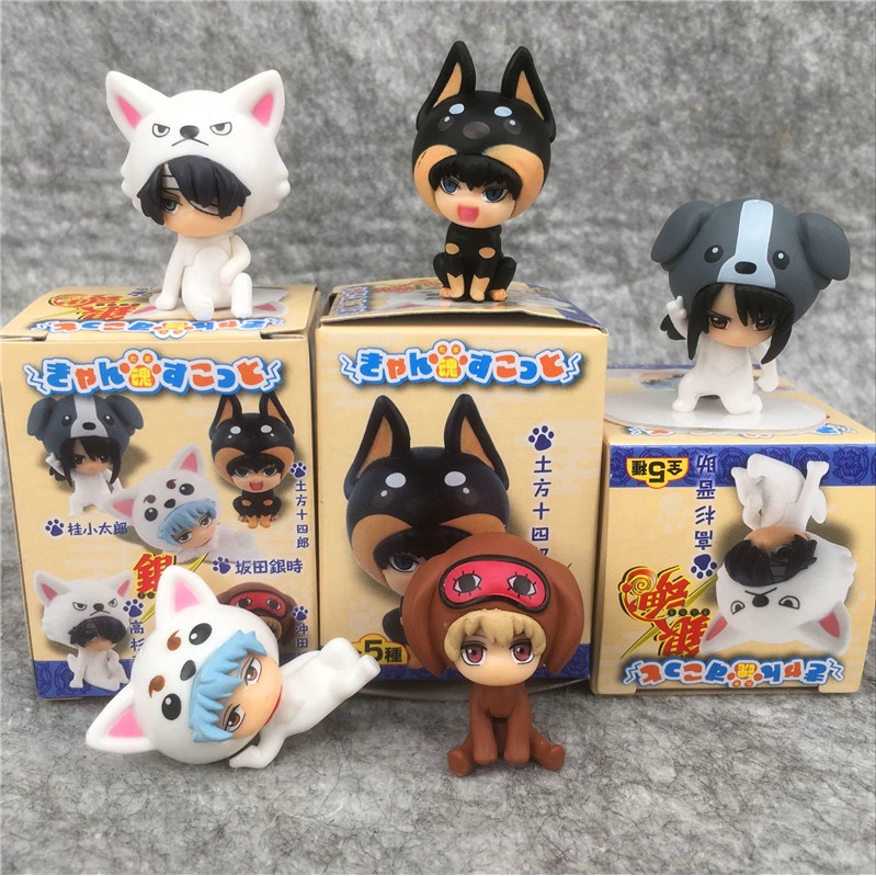 現貨 日本動漫 5款 銀魂 動物服裝 狗狗 犬玩偶 娃娃機盲盒蛋 公仔手辦 盲盒
