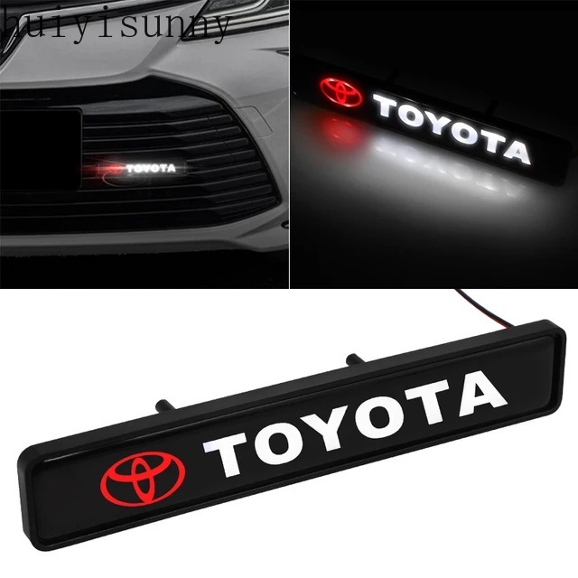 豐田 Hys Toyota / TRD / Ford Logo LED 燈車前格柵標誌徽章