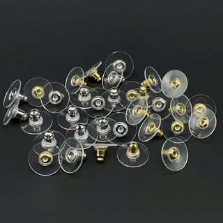 50 件耳環背塞 DIY 首飾配件飛盤耳塞耳環配件材料