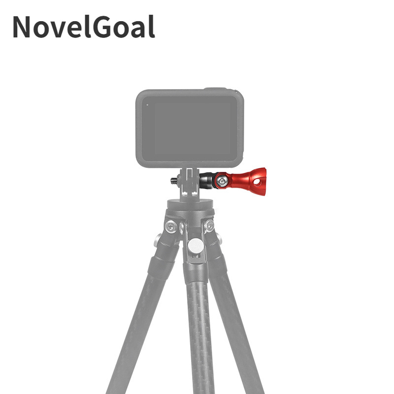 Novelgoal 升級可折疊 M5 拇指螺絲鋁製旋鈕不銹鋼螺栓適用於 GoPro 12 11 10 9 8 運動相機獨