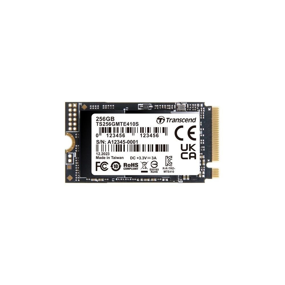 新風尚潮流 【TS256GMTE410S】 創見 256GB M.2 2242 PCIe Gen4x4 SSD 固態硬碟