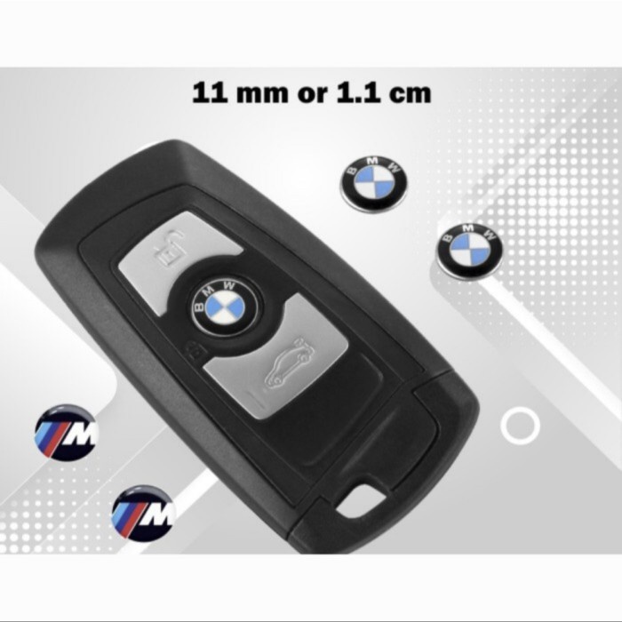 BMW 寶馬遙控鑰匙標誌貼紙寶馬標誌鑰匙寶馬 A11 毫米 1.1 厘米 MPower M3 級