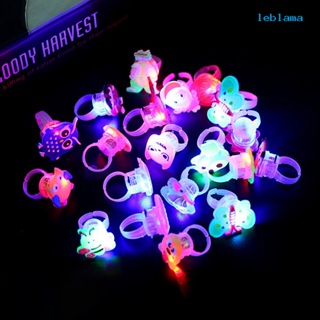 [LBA] LED閃光卡通戒指手指燈變色發光兒童發光玩具熱賣耶誕節玩具