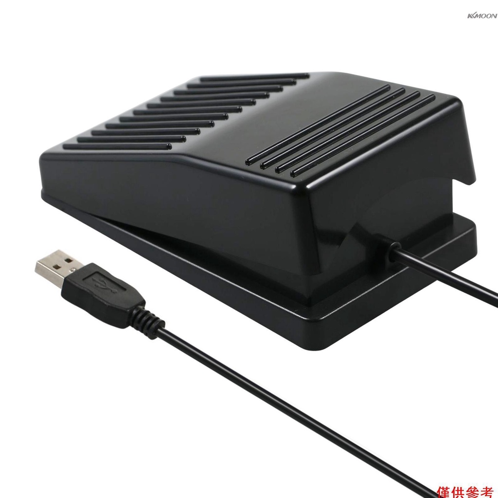 【mihappyfly】FS22-PM USB一位機械腳踏開關 多功能自定義腳踏開關 黑色