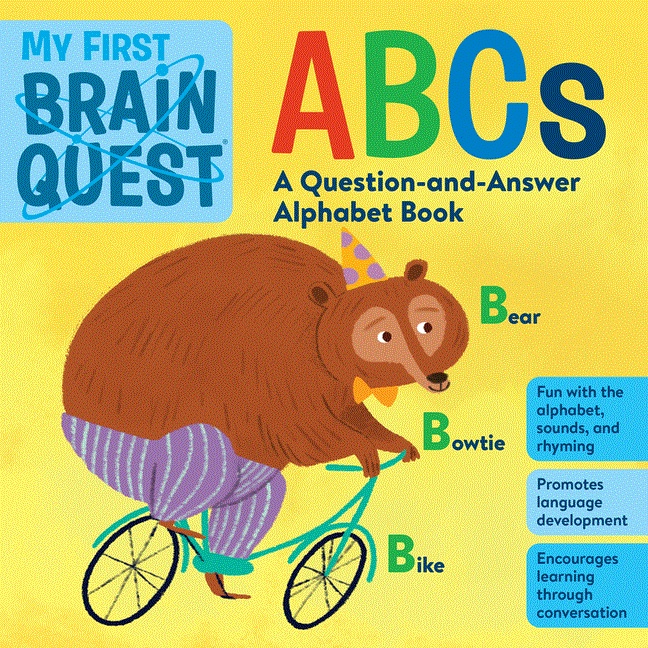 My First Brain Quest ABCs: A Question-and-Answer Alphabet Book (Book 1)(硬頁書)/Workman Publishing【禮筑外文書店】