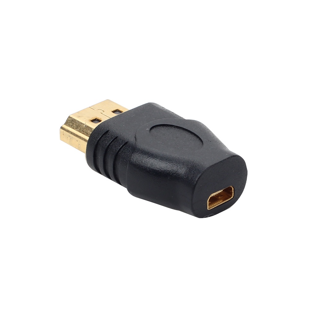 【批量可議價】黑色高清Micro HDMI母轉標準HDMI 公轉接頭 HDMI A型轉D型轉接頭