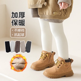 女童連褲襪秋冬刷毛加厚寶寶一件式絨連身襪兒童中厚保暖外穿內搭褲