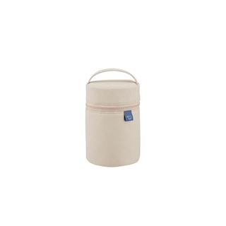 [日本直送]Zojirushi 汤罐袋 S 尺寸（250-400mL 食品罐尺寸），带餐具袋和手柄，全身可洗，OK 米色
