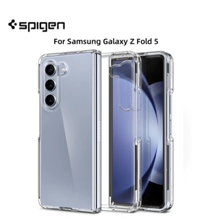 SAMSUNG 手機殼三星 Galaxy Z Fold5 Spigen Galaxy Z Flip 5 水晶混合透明超薄