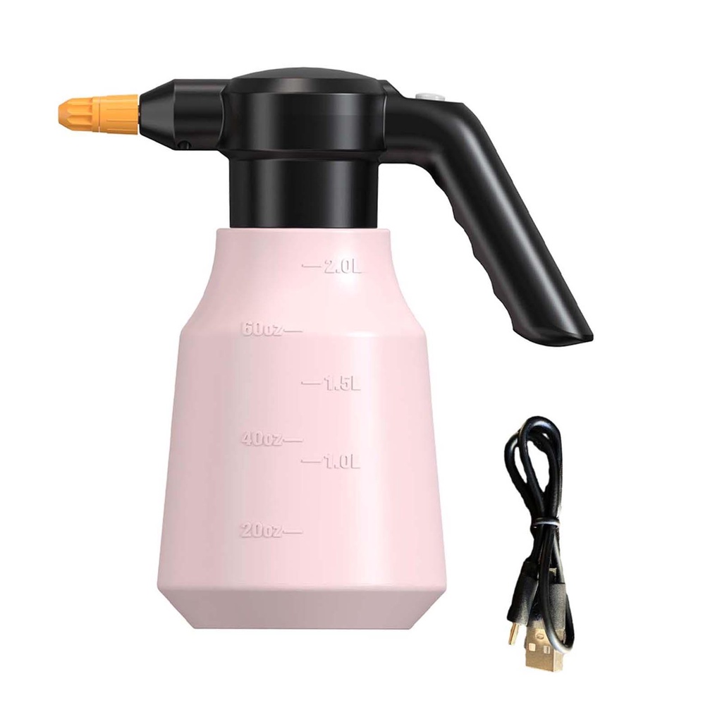 [SzxfliebfTW] 電動泡沫噴霧器,便攜式電動噴霧瓶植物先生 2L 容量