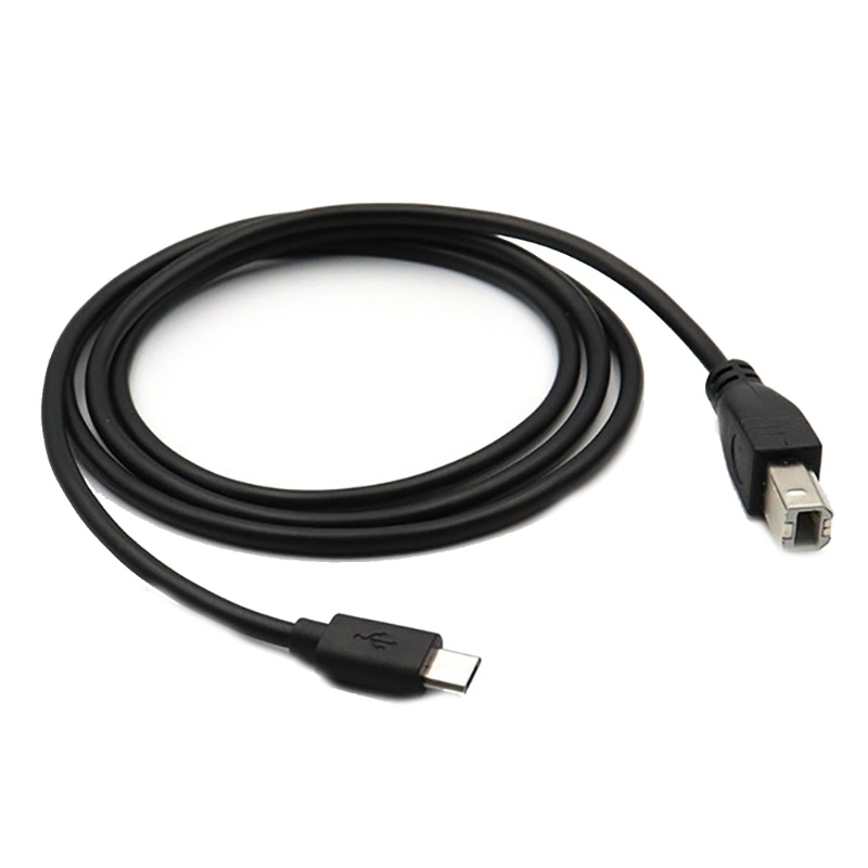 Blg 全新 Micro USB 公頭轉 USB B 型公頭數據 OTG 電纜,用於掃描儀 MIDI 控制器 MIDI