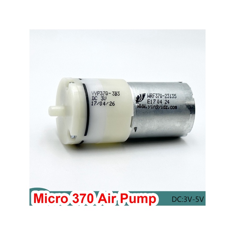 DC 3.7V微型迷你370氣泵 小型水族魚缸氧氣泵 電子血壓計小型電動隔膜泵