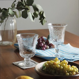 現貨 法國製 La Rochere 花紋 高腳杯 玻璃杯 調酒杯 紅酒杯 酒杯 玻璃酒杯 雞尾酒杯 甜點杯 日本進口