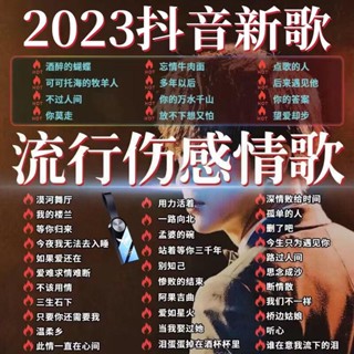 小車載u盤 2024抖音網紅傷感情歌 影片MV流行 MP4車用 USB隨身碟 MP3帶歌