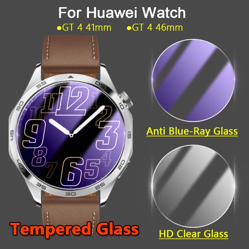 適用於華為 Watch GT 4 41mm 46mm SmartWatch 2.5D 9H 超清/防藍光鋼化玻璃保護膜的