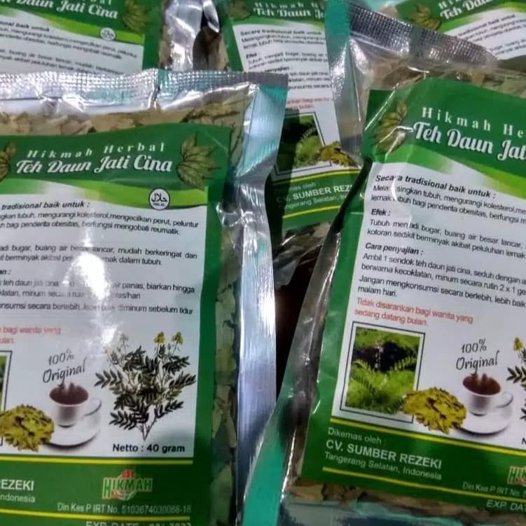 TEH DAUN JATI CINA TEH PELANGSING Herbal Teh Diet Cina Asli