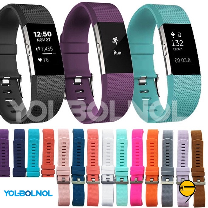 矽膠錶帶 運動錶帶 硅膠錶帶 適用於Fitbit charge2 運動手環錶帶 男女矽膠運動 Charge 2錶帶