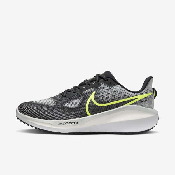 Nike Vomero 17 FB1309-001 男 慢跑鞋 運動 路跑 訓練 緩震 舒適 耐磨 黑灰 螢黃