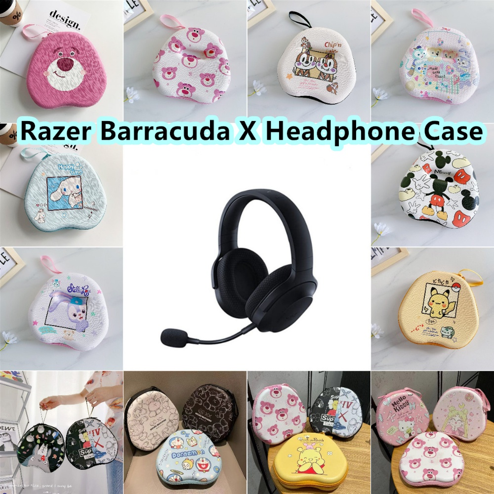 現貨! 適用於 Razer Barracuda X 耳機套卡通創新耳機耳墊收納袋外殼盒