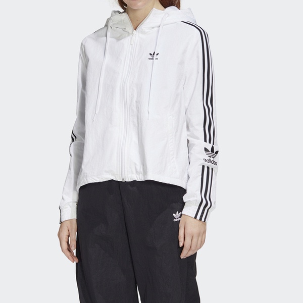 Adidas Original Windbreaker Hd FU1730 女 外套 連帽 風衣 寬鬆 國際尺寸 黑