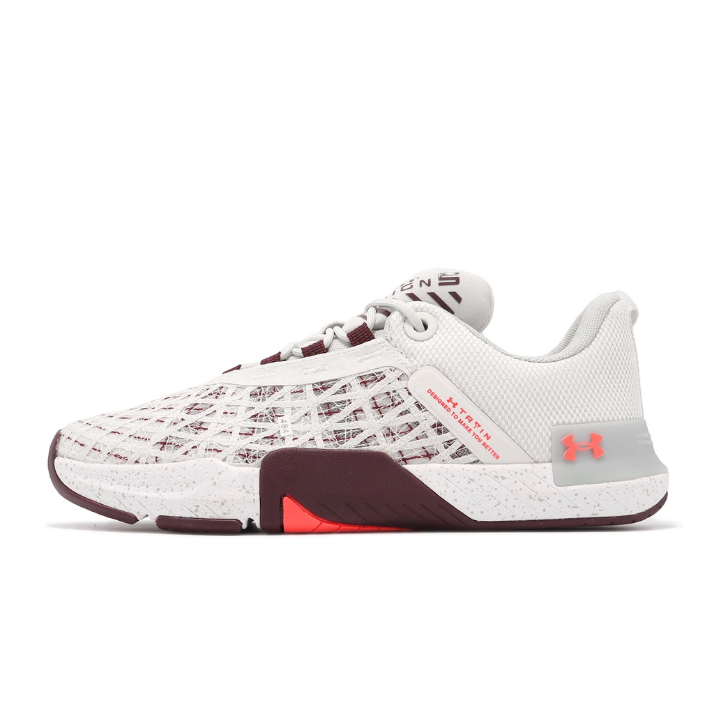 Under Armour 訓練鞋 Tribase Reign 5 UA 灰 紅 男鞋 【ACS】 3026021302