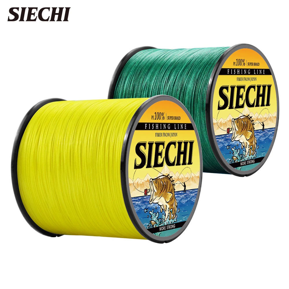 Siechi 300m 4/8 股 PE 編織釣魚線 12-88LB 複絲釣魚線用於鯉魚釣具鹹水釣魚釣魚線 PE 編織線