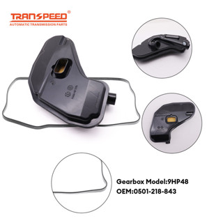 Transpeed 9HP48 汽車變速箱機油濾清器 0501-218-843 和 JEEP CHEROKEE 油底殼墊