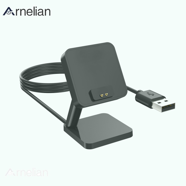 Arnelian 充電器底座床頭櫃充電器底座支架磁性充電器支架帶 USB 線兼容小米手環 8Pro