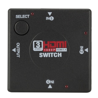 Hdmi 切換器 3 進 1 出 HDMI 切換器 3 端口集線器盒自動切換 3x1 1080p 高清 3 進 1 出