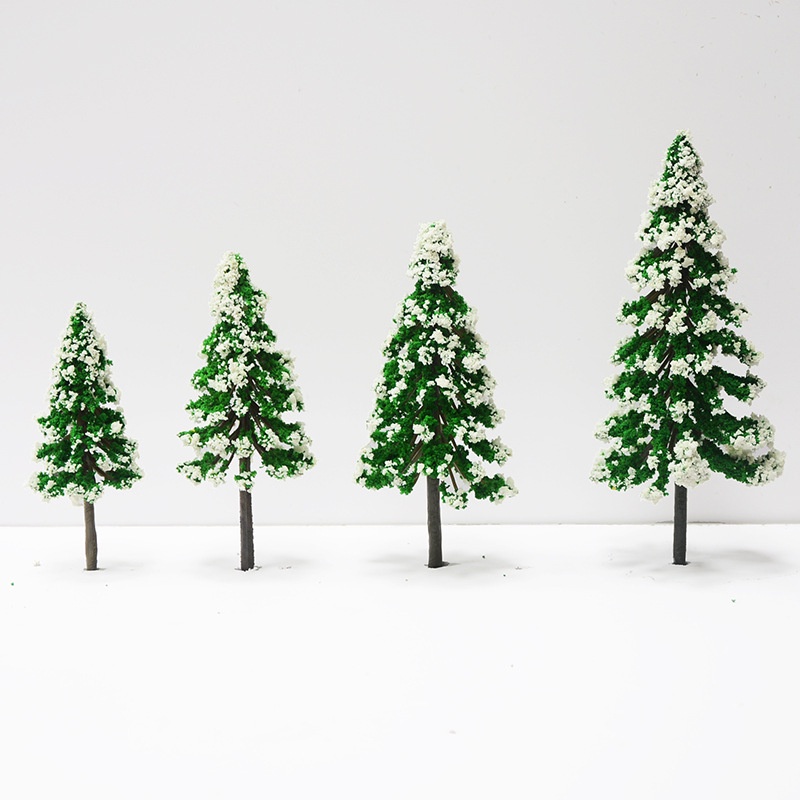 L-one 🎄塑膠雪松樹成品樹 DIY 聖誕樹 聖誕裝飾 建築沙盤建築模型材料場景製作模型樹 建築模型材料 沙盤模型