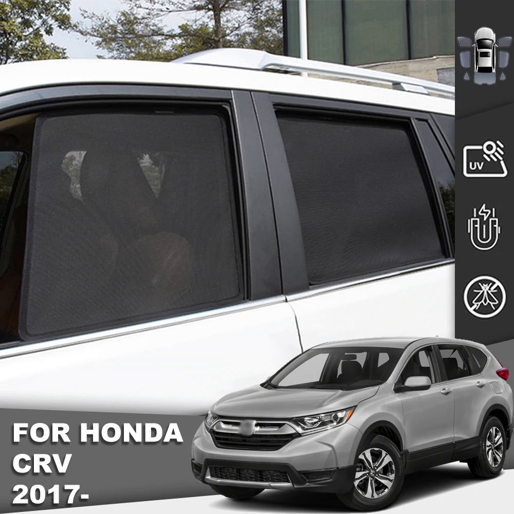 HONDA 適用於本田 CR-V V CRV 2016-2022 汽車遮陽板磁性前擋風玻璃窗簾後側嬰兒窗遮陽板
