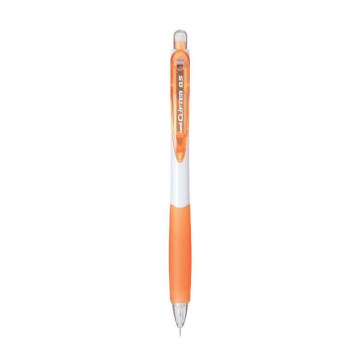 UNI M5－118國民大嘴自動鉛筆0.5－橘白【金石堂】