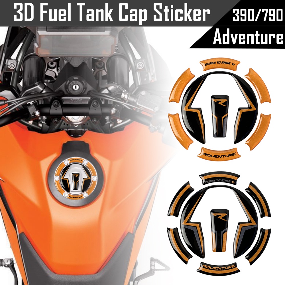 3d 反光樹脂油箱蓋保護貼摩托車貼花配件適用於 KTM 250 390 890 790 Adventure R 790