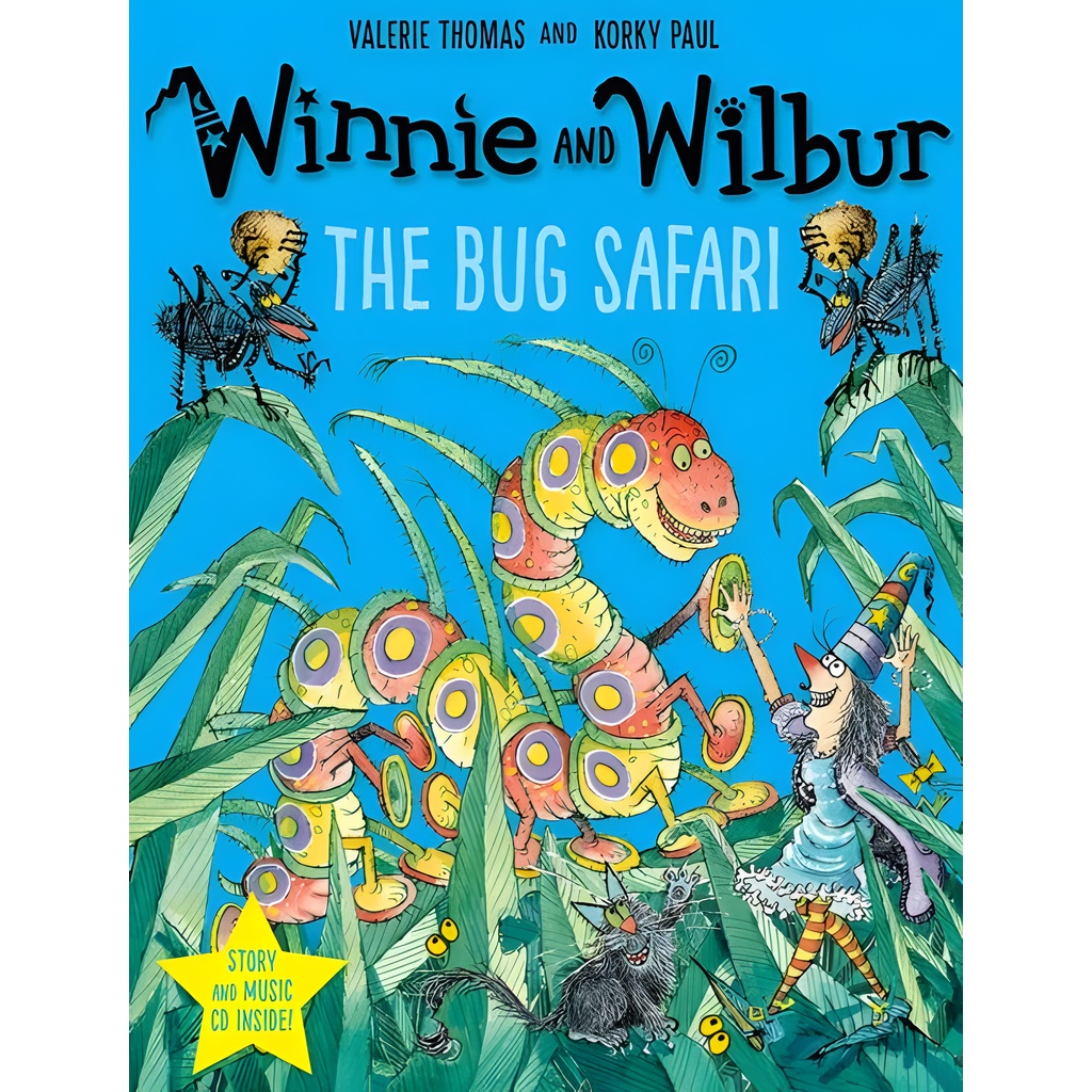 Winnie and Wilbur The Bug Safari (1平裝+1CD)(有聲書)/Valerie Thomas【禮筑外文書店】