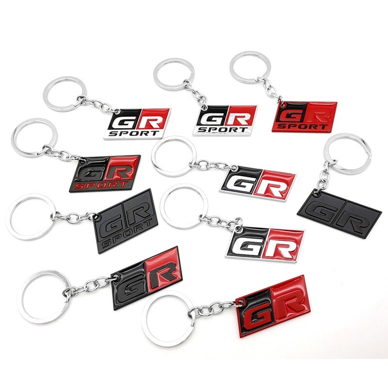 豐田 Gr SPORT 鑰匙扣適用於 TOYOTA GR86 Supra Corolla Yaris Land Crui