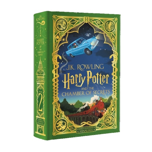 Harry Potter and the Chamber of Secrets: MinaLima Edition (英國版)(精裝)/J.K. Rowling【禮筑外文書店】