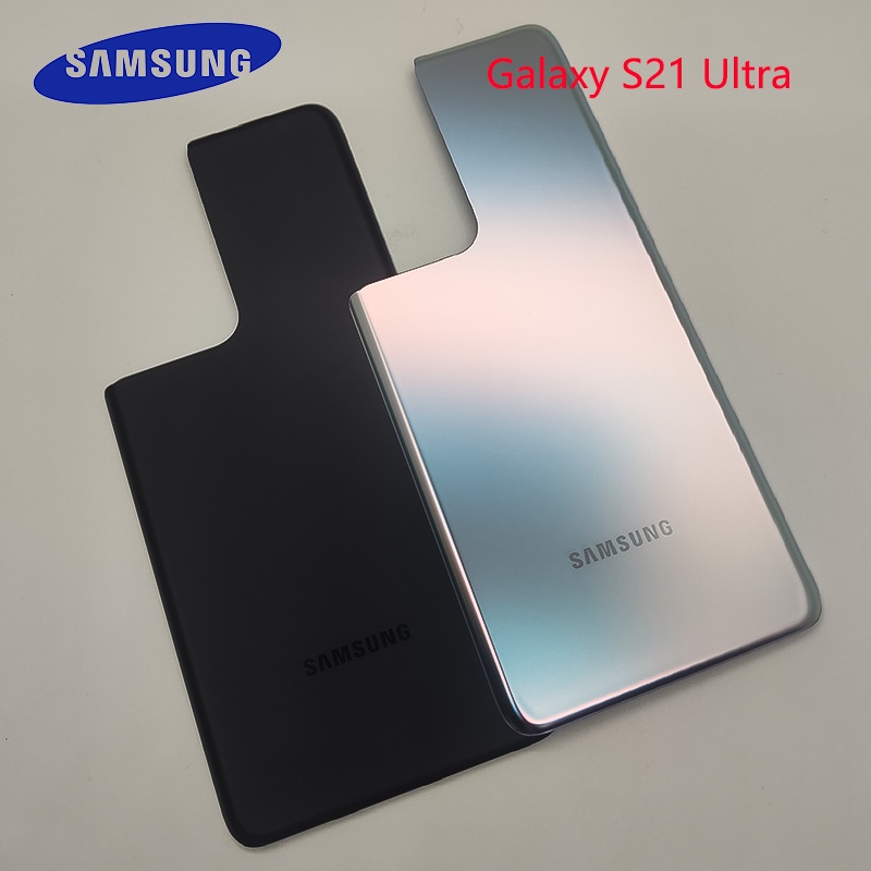 SAMSUNG Galaxy S21 Ultra 外殼蓋玻璃後殼電池蓋適用於三星 S21 Ultra S21Ultra