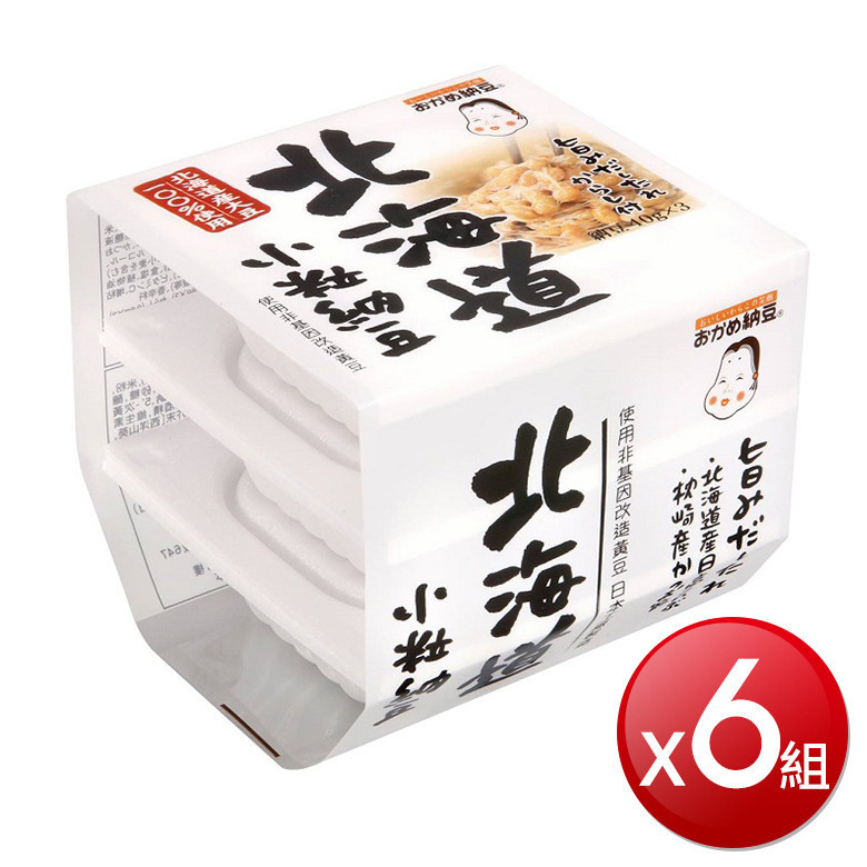 冷凍 北海道小粒納豆(136.2gX6組)[免運][大買家]