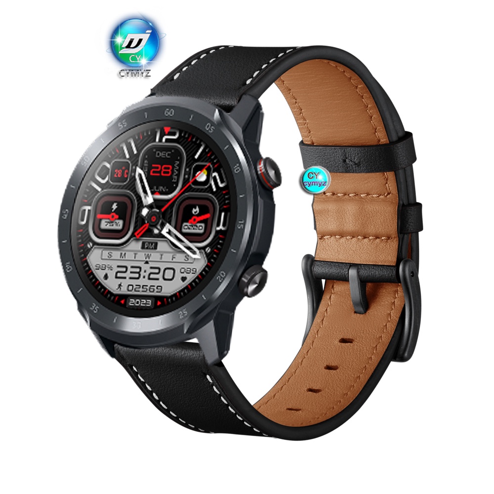 Mibro A1 A2 錶帶皮革錶帶不銹鋼錶帶適用於 Mibro A2 智能手錶錶帶運動腕帶 Mibro 手錶 A1 A