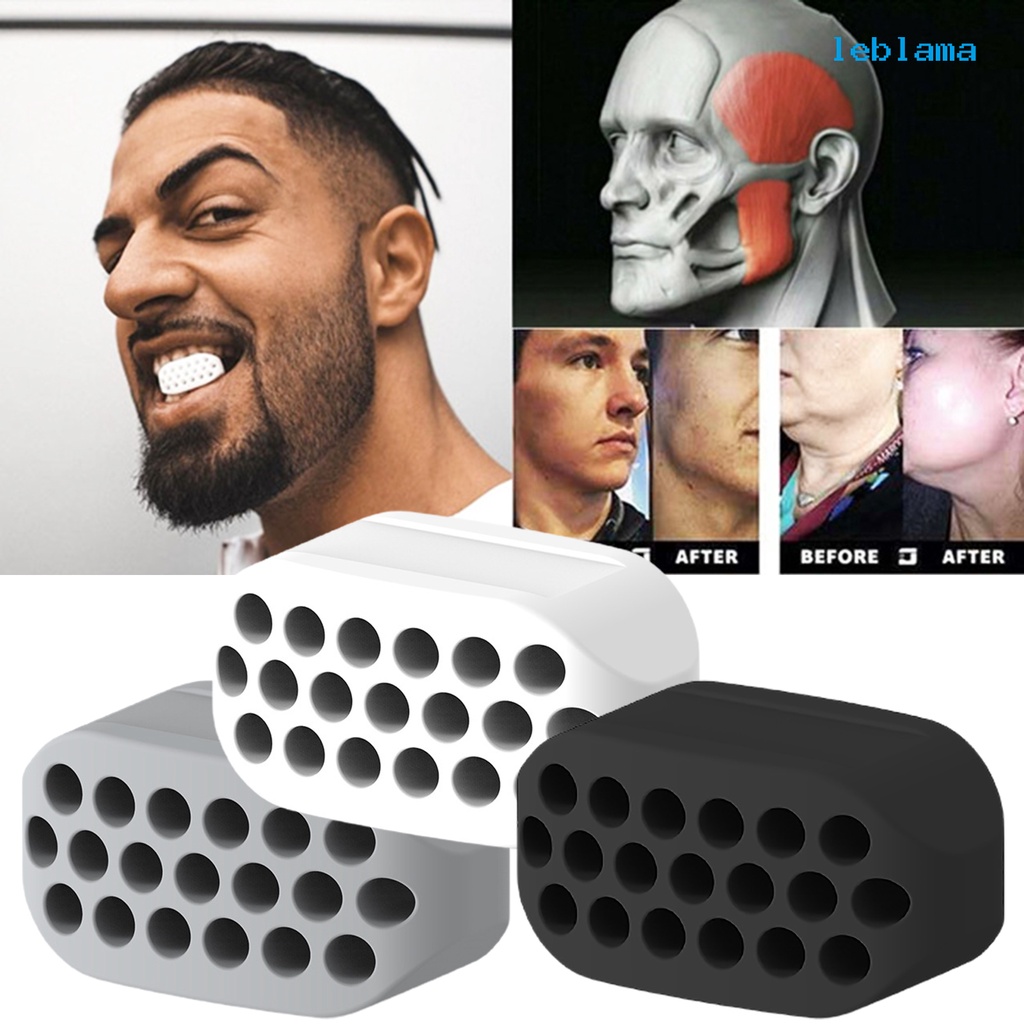 [LBA]咬肌球下頜訓練器臉部肌肉塑形球訓練器矽膠鍛鍊器瘦器