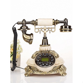 免運* 電話機 仿古電話機歐式電話家用美式無線插卡固定辦公古董復古電話機座機