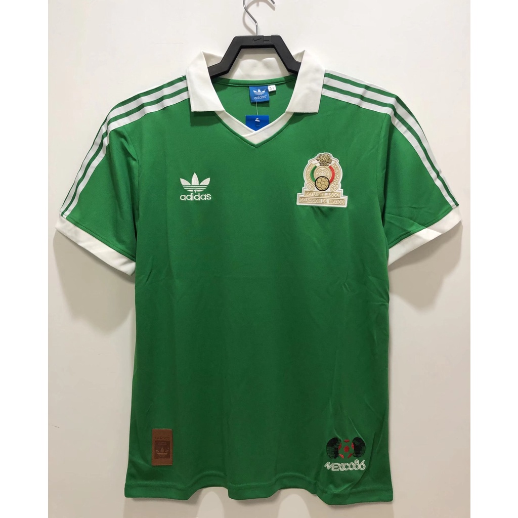 1986 年墨西哥主場高品質復古足球球衣