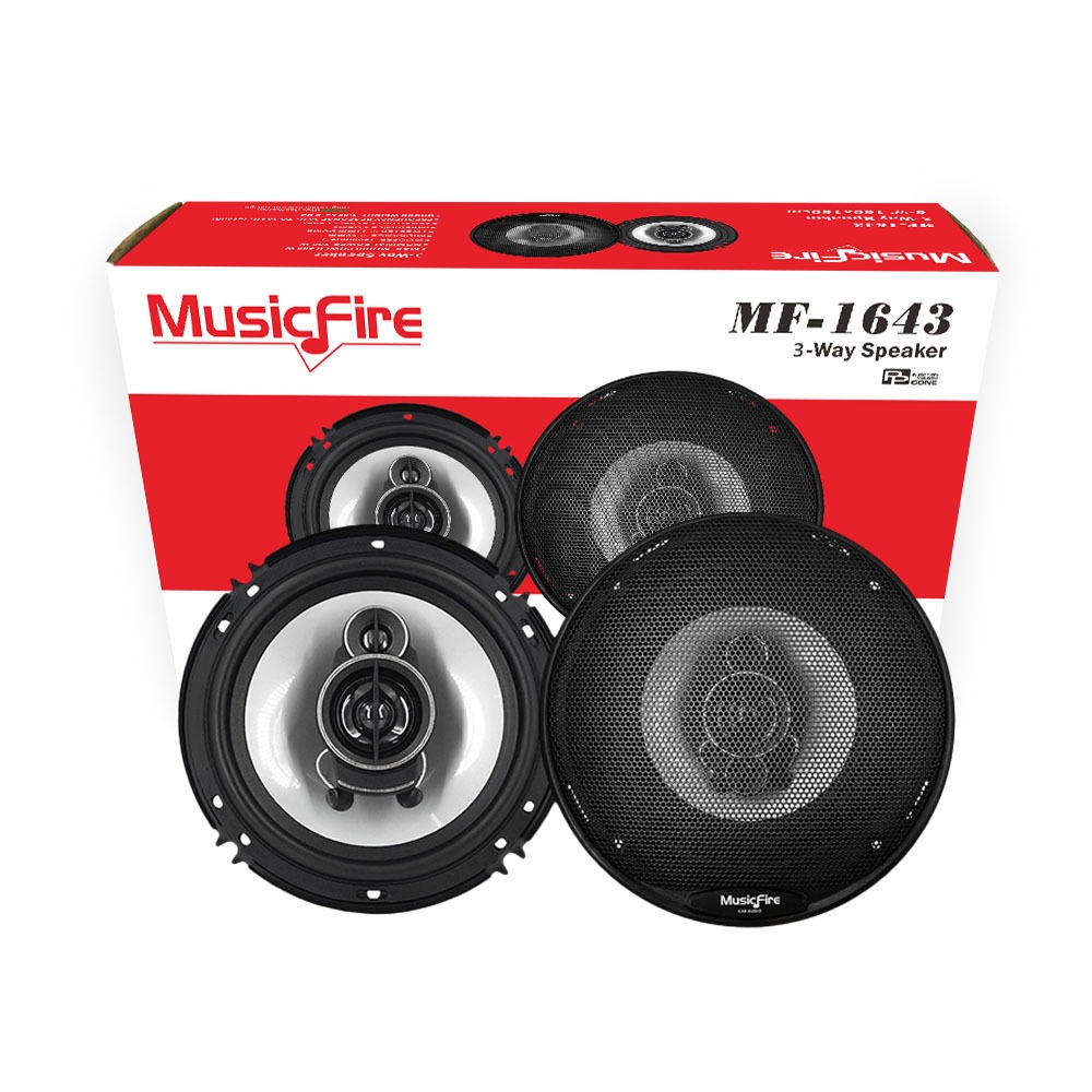 Musicfire1643 6吋同軸喇叭 汽車音響適合中低高音揚聲器喇叭