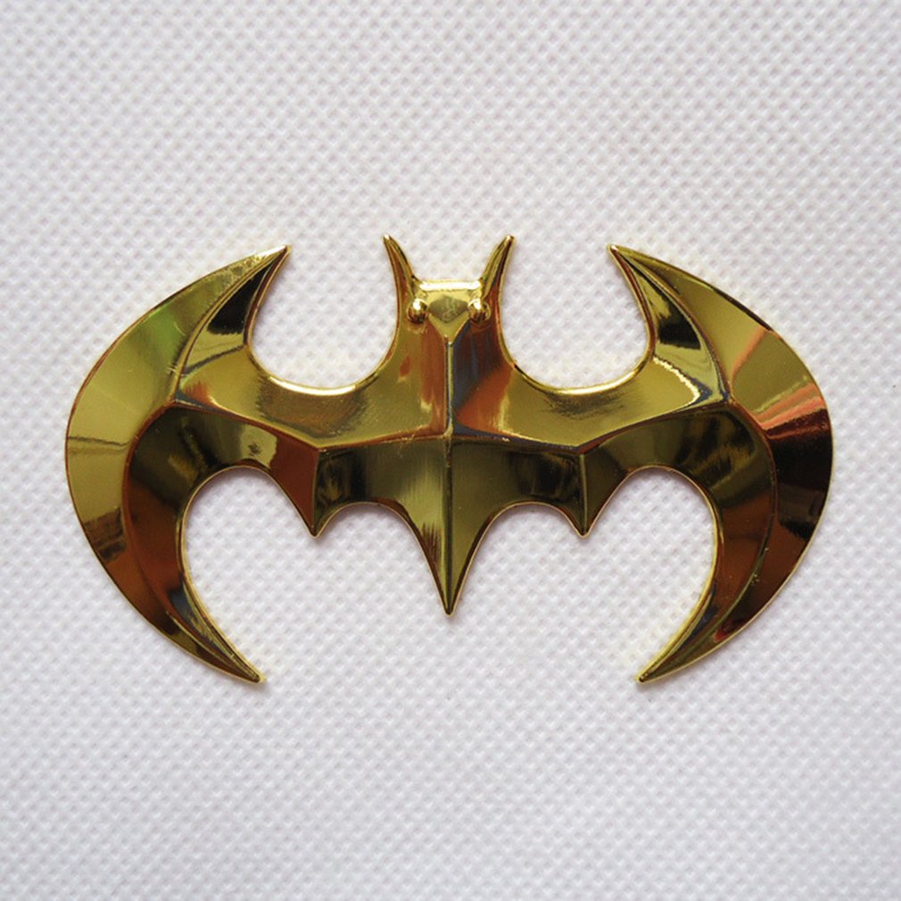 3d 汽車貼紙合金金屬蝙蝠俠設計汽車標誌徽章貼花標誌